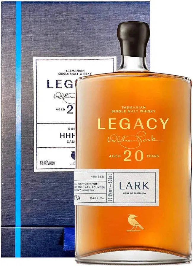 Lark Legacy 20 YO cask HHF587A Single Malt Whisky 500mL