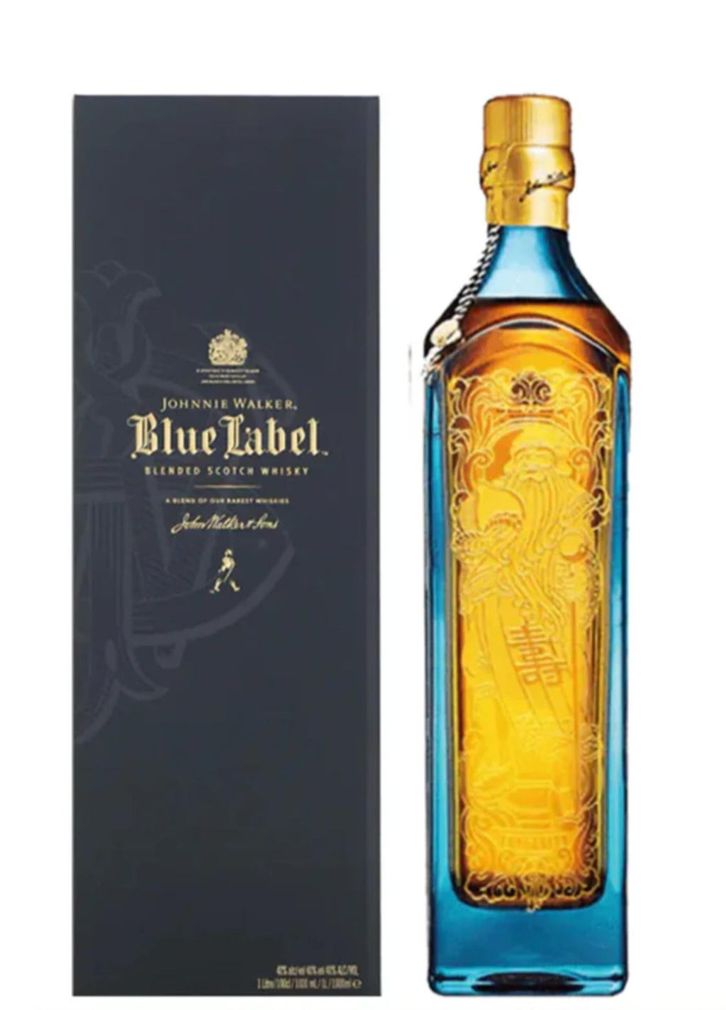 Johnnie Walker Blue Label God Of Longevity + Prosperity + Fortune 1 L (Set of 3 Bottles)