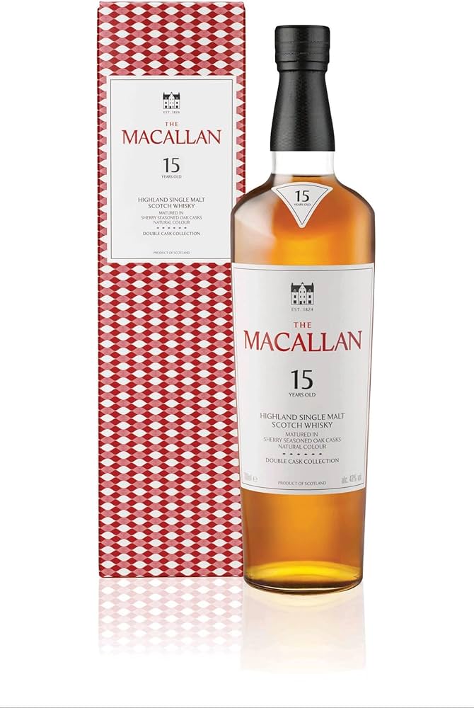 The Macallan Double Cask Matured 15 YO Single Malt Scotch Whisky 700mL