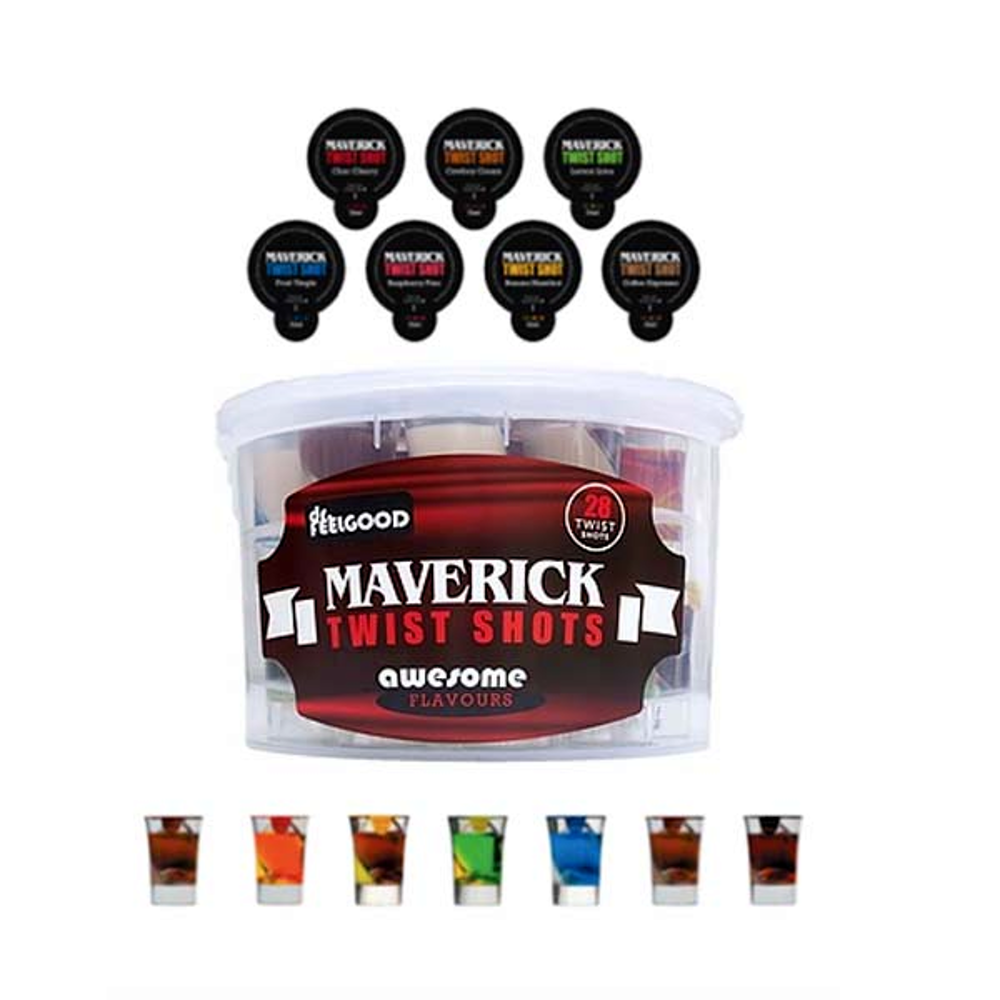 Maverick Twist Liqueur Shots Bucket (28X25mL)
