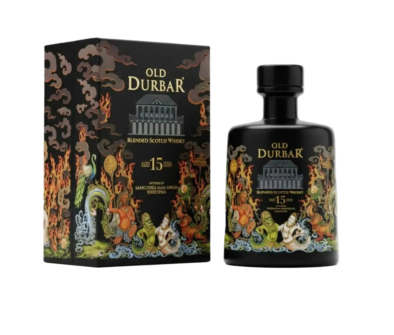 Old Durbar 15 Year Old Samudra Man Singh Shrestha Blended Whisky 750mL