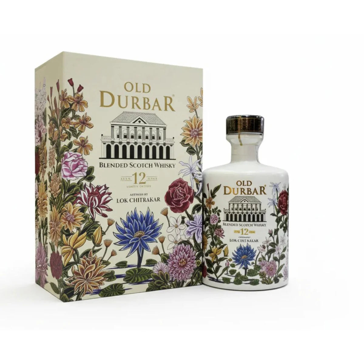 Old Durbar 12 Year Old Lok Chitrakar Limited Edition Blended Whisky 750mL