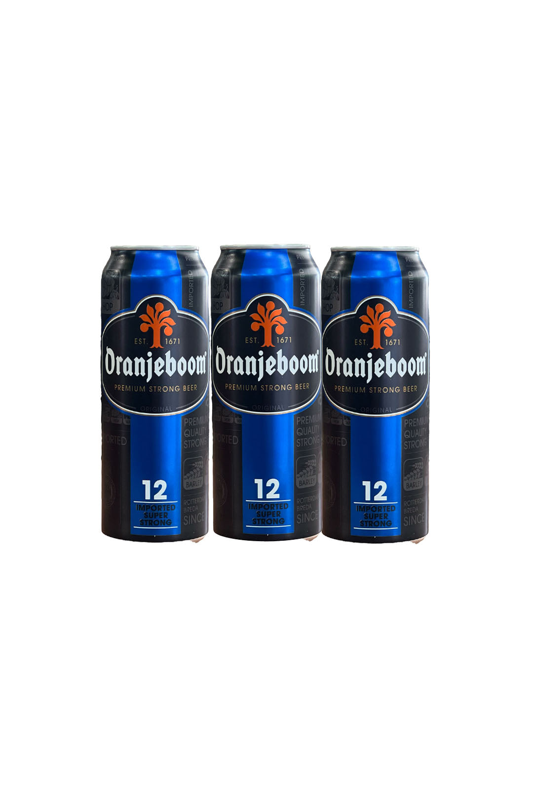 Oranjeboom Dutch Super Strong Lager Cans 500mL - 3 Pack
