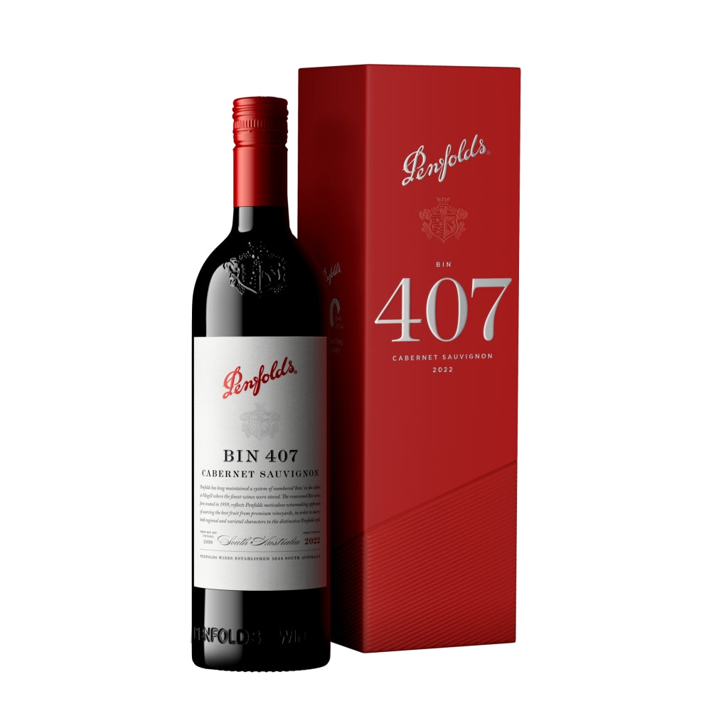 Penfolds Bin 407 Cabernet Sauvignon 2022 Limited Edition Gift Box 750mL