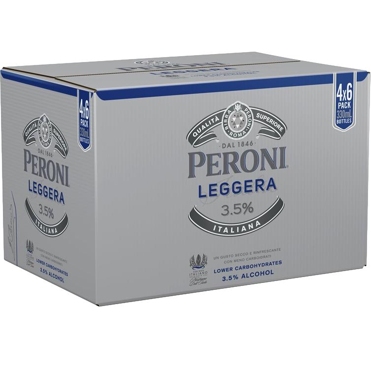 Peroni Leggera Bottles (24 X 330mL)