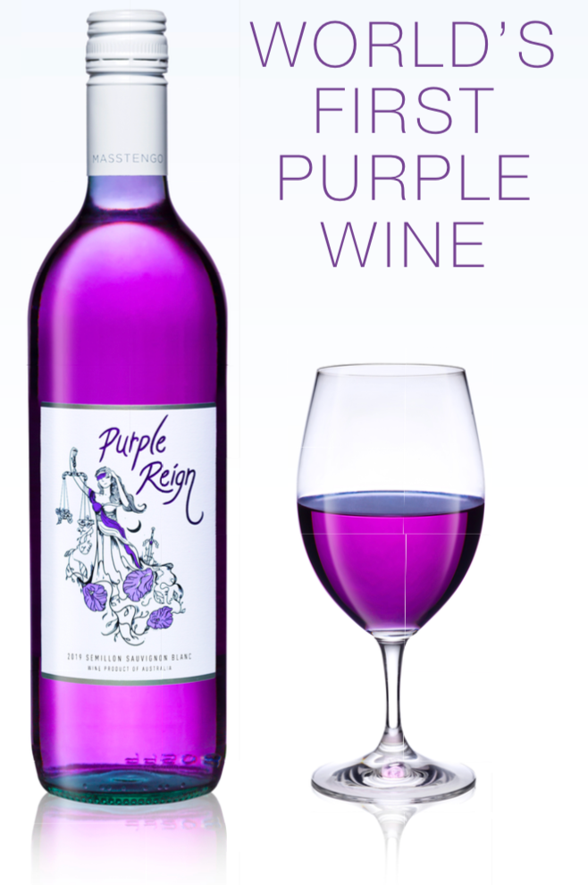 Purple Reign Classic White Blend (Purple Wine) 750mL