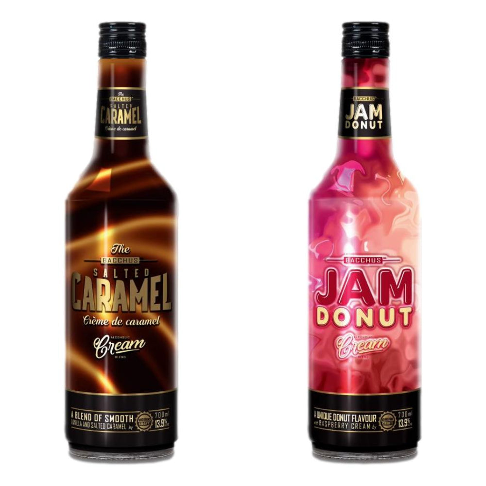 Bacchus Salted Caramel and Jam Donut Cream (2X700mL)