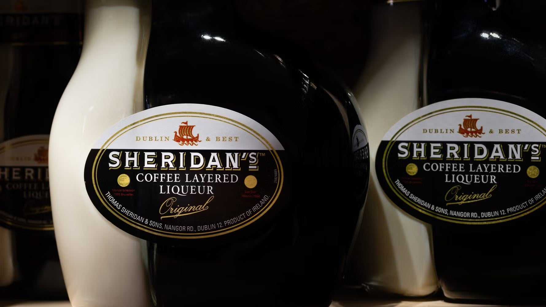 Sheridan's Coffee Layered Liqueur 500 mL + 700mL + 1000mL Bottles BUNDLE