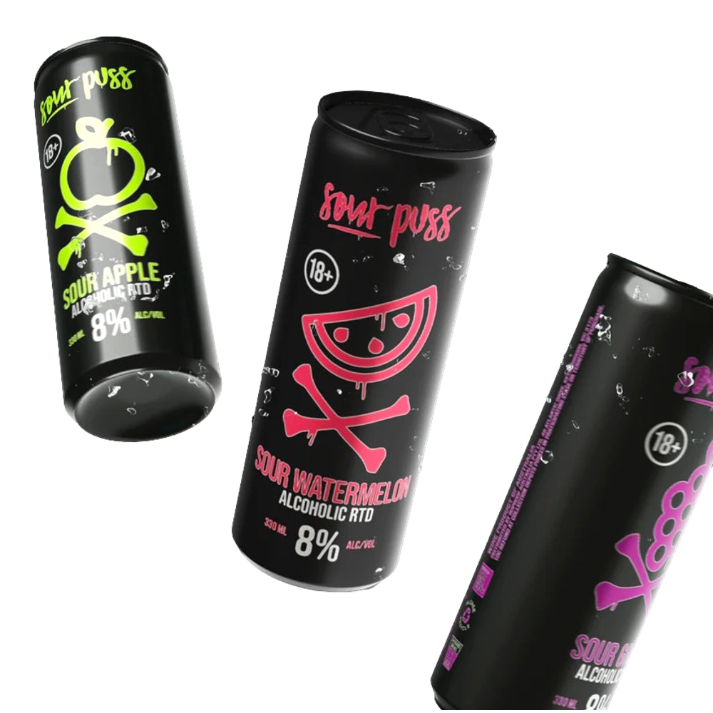 Sour Puss Rtd Mixed (24X330mL)