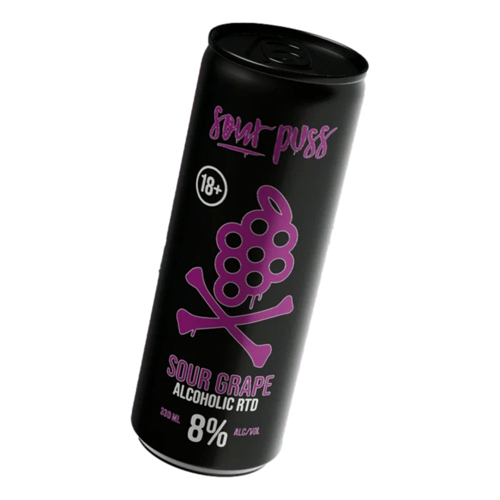 Sour Puss Rtd Sour Grape (4X330mL)