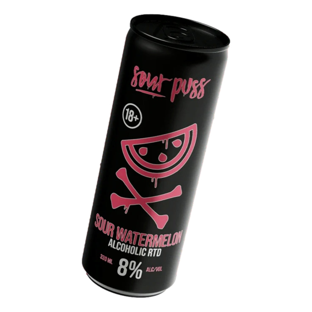 Sour Puss Rtd Sour Watermelon (4X330mL)