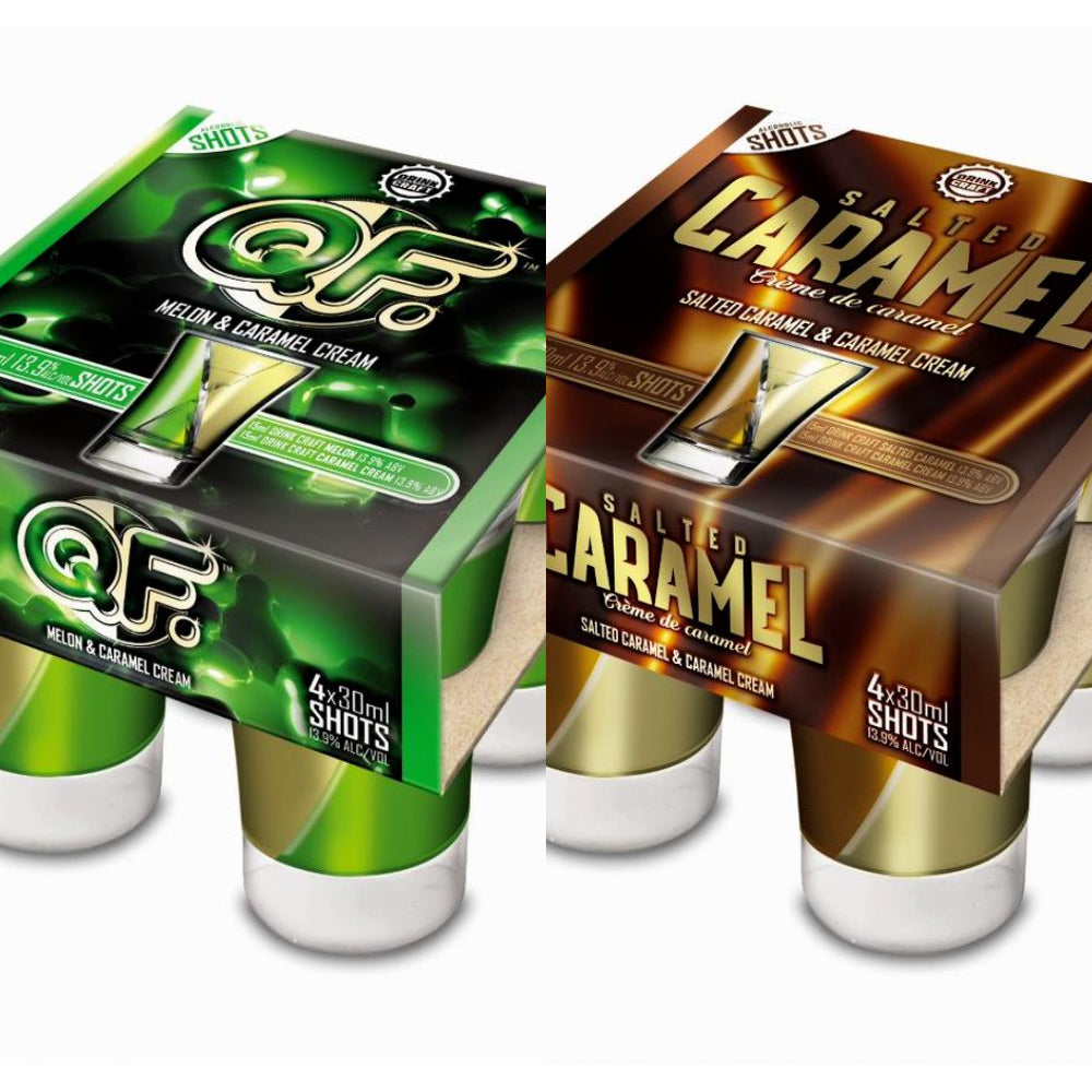 Drinkcraft QF and Salted Caramel Shots (8X30mL)