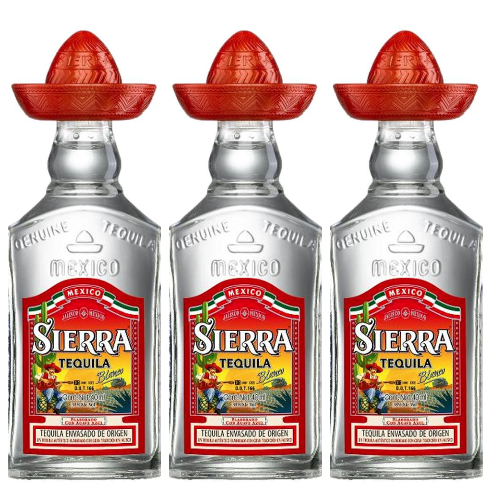 Sierra Silver Tequila (3X40mL)