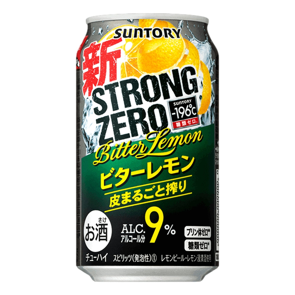 Suntory -196 - Strong Zero Bitter Lemon (10X350mL)