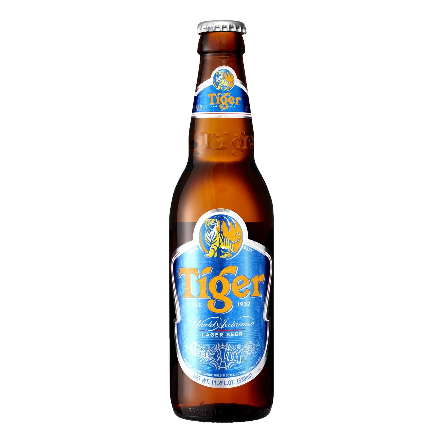 Tiger Beer Bottles (24 X 330mL)