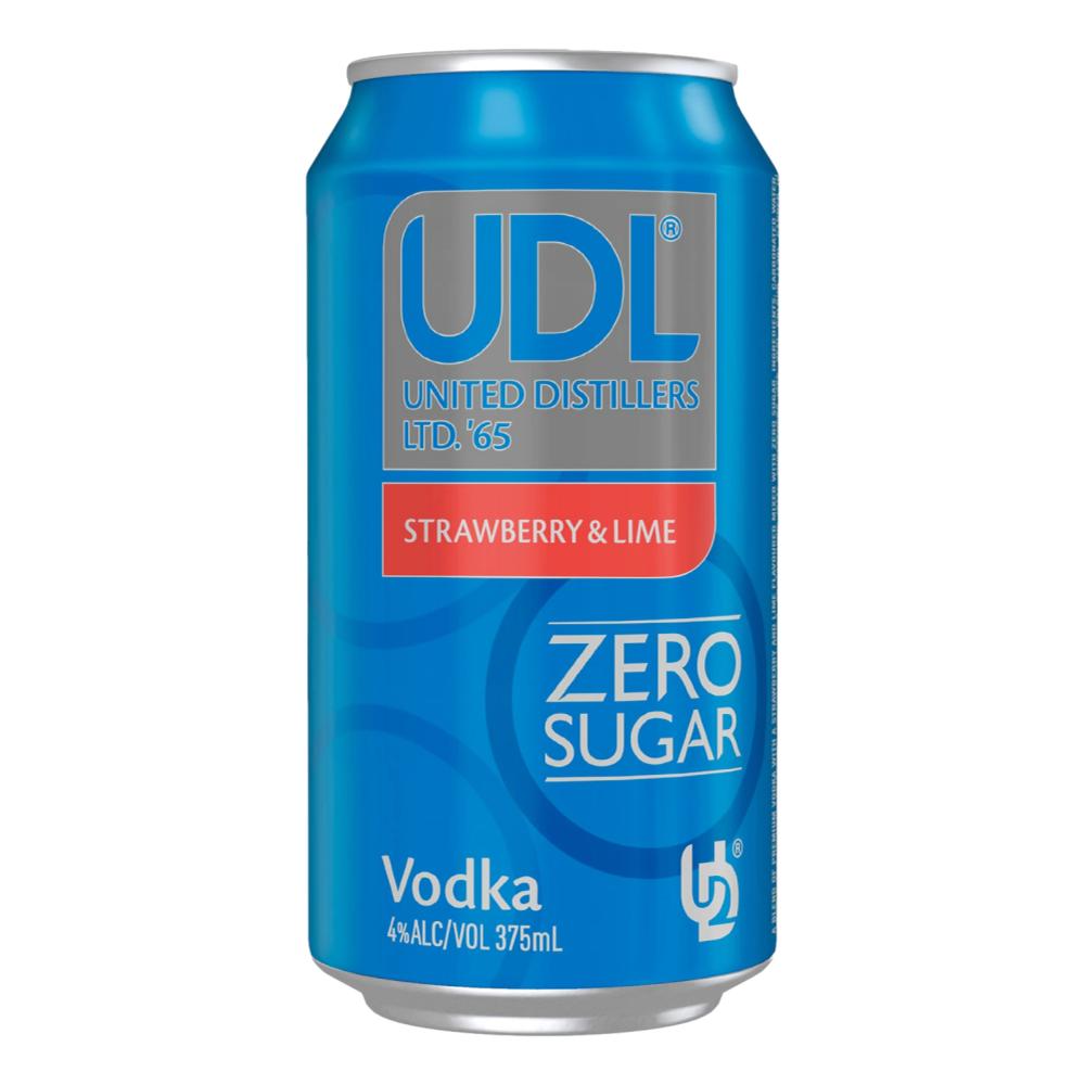UDL Zero Sugar Strawberry and Lime (10X375mL)