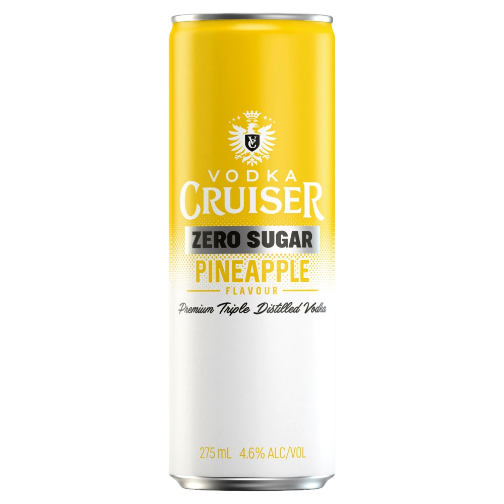 Vodka Cruiser Zero Sugar Pineapple (10X275mL)
