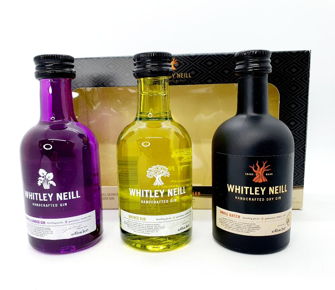 Whitley Neill Rhubarb and Ginger Gin 3 X 50mL