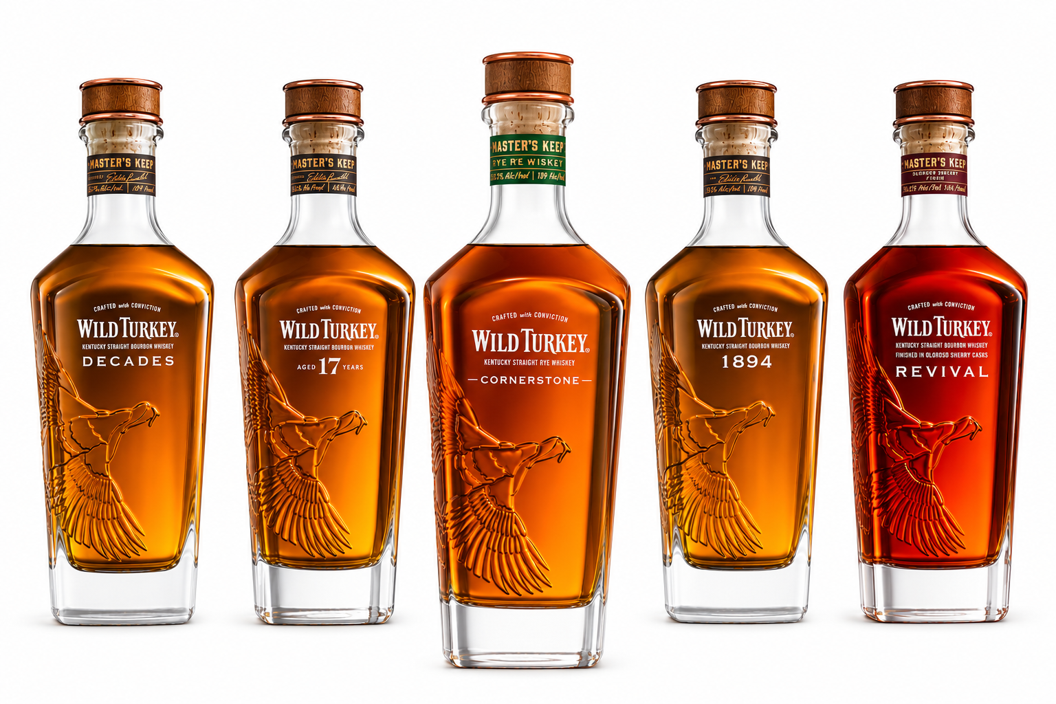 Wild Turkey Complete Master's Keep Collectors Set